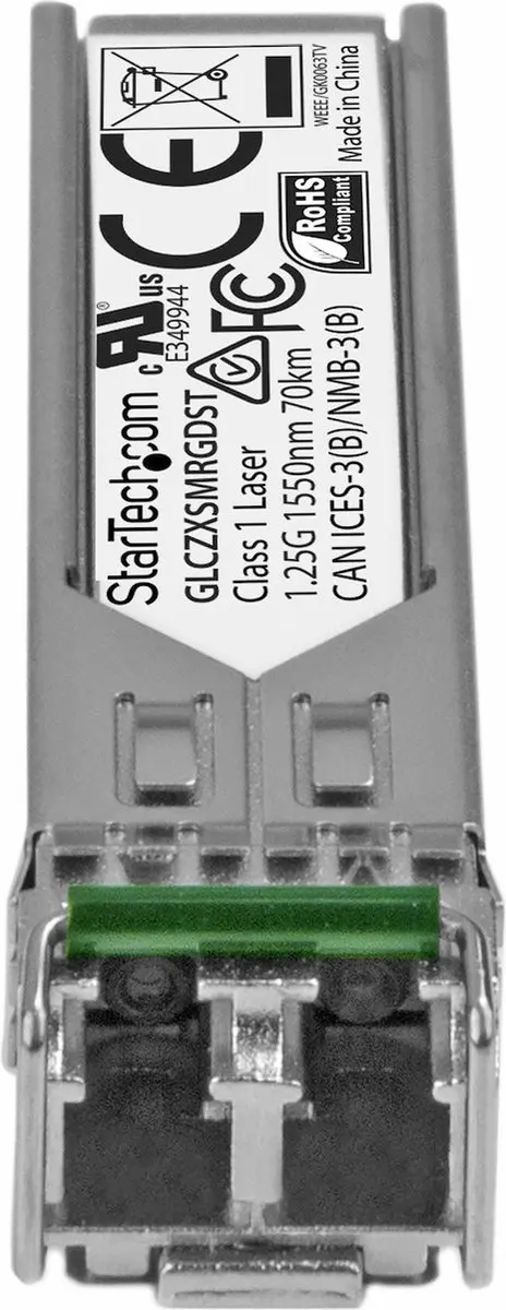 Startech GLC-ZX-SM-RGD SFP Module - Glasvezel 1000Base-ZX - 70 km