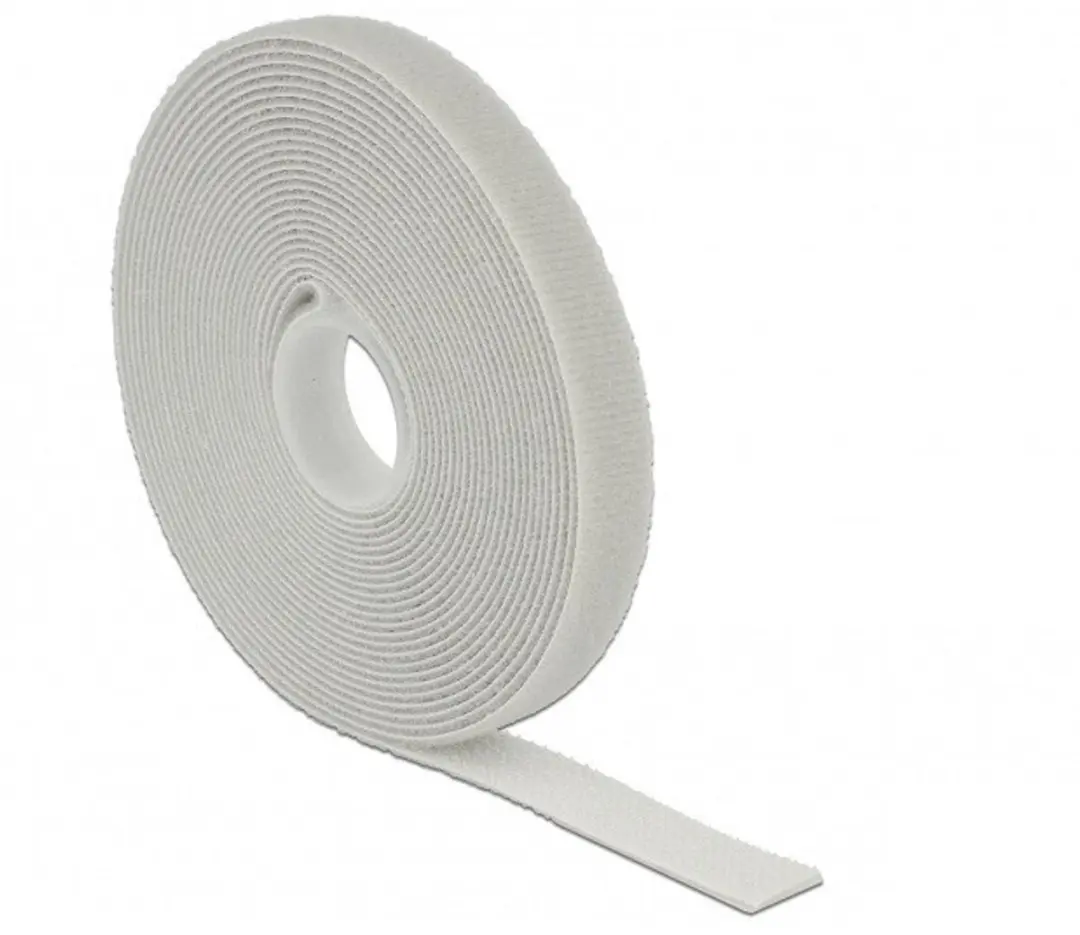 Delock Klittenband Rol 13mm Grijs 5m