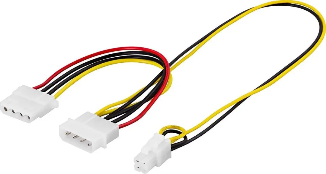 Deltaco SSI-35 ATX12V Kabeladapter