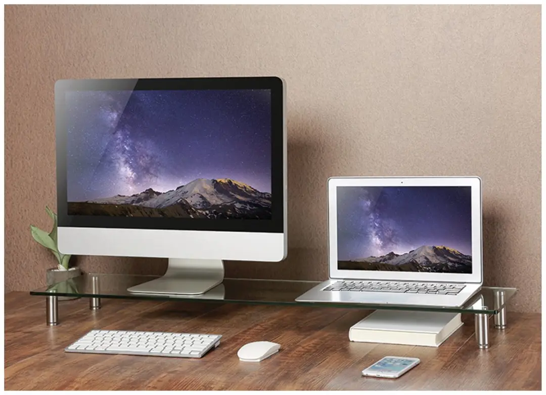 Logilink BP0060 Monitorverhoging - 1 Display - Transparant