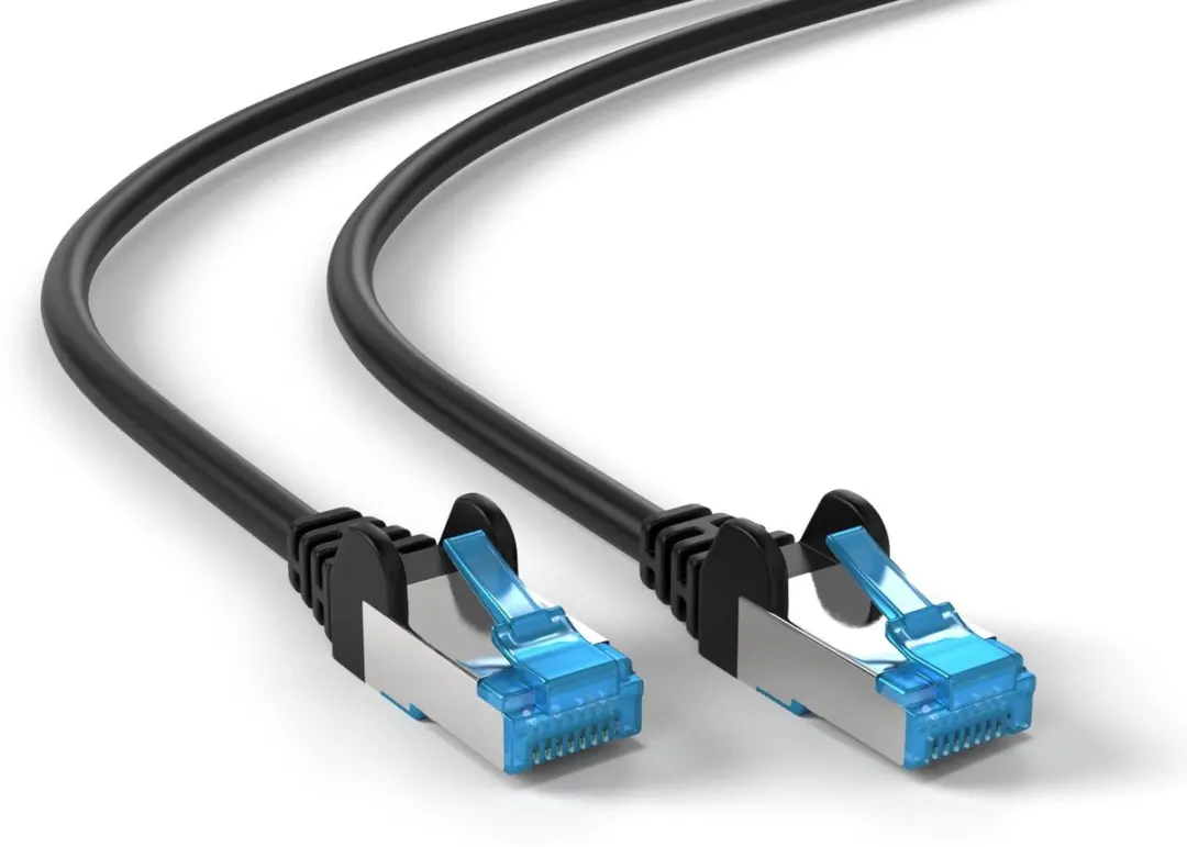 Goobay CAT 6A Netwerkkabel S/FTP Zwart