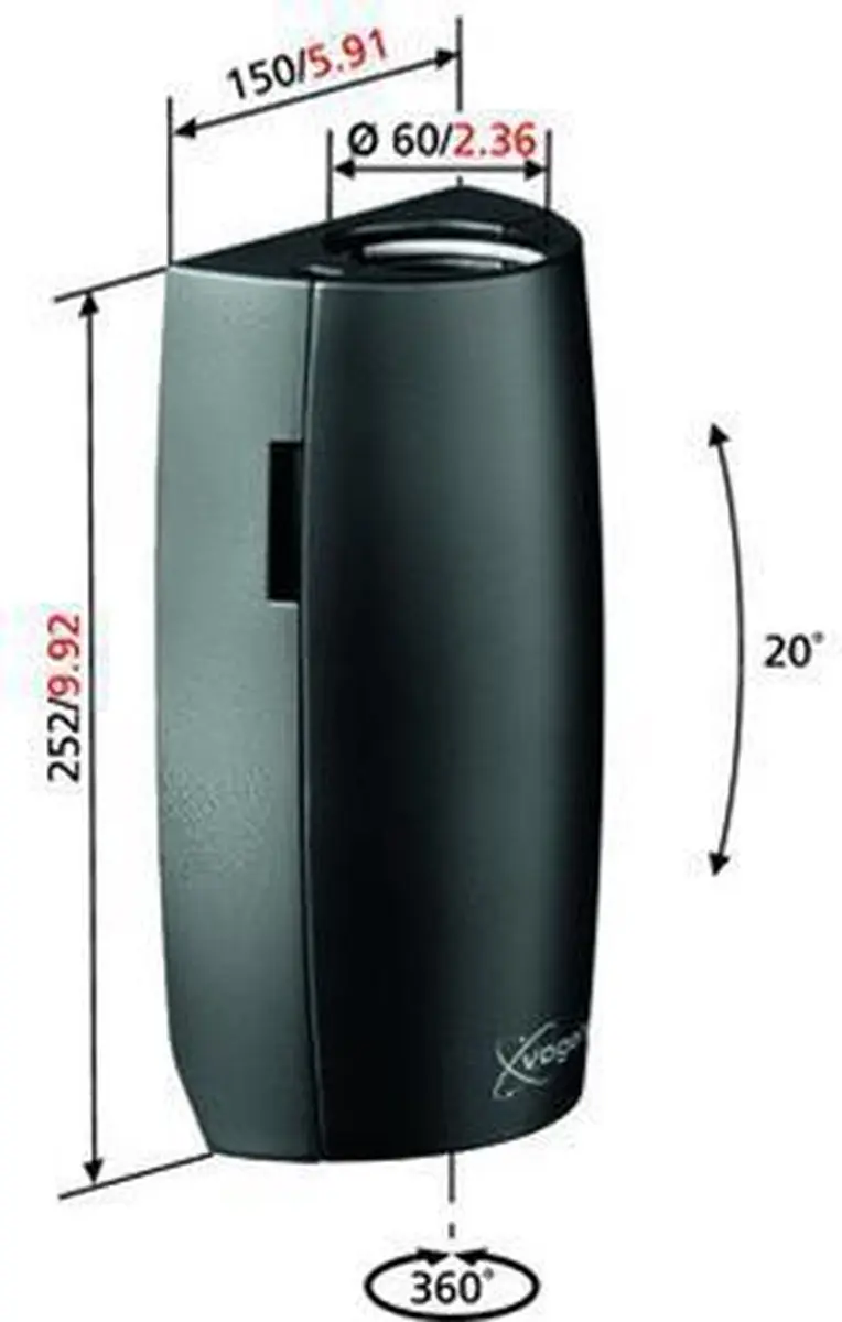Vogels PFA 9001 black