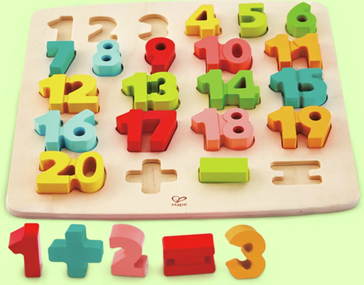 Hape Stevige Cijfers Puzzel 24-delig