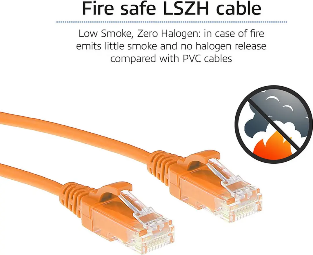 ACT DC9101 CAT6 Patchkabel 1m - Oranje - Snagless