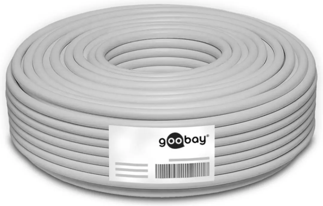 Goobay DSIT 112512 Netwerkkabel 50m - Grijs