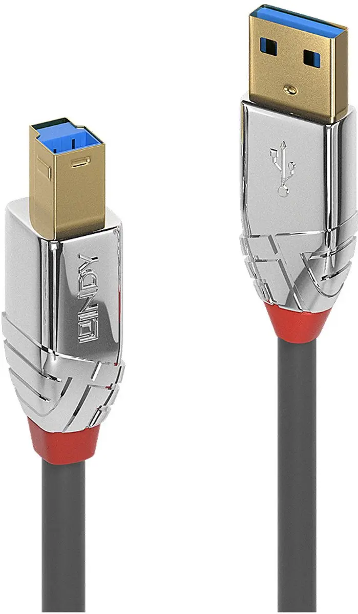 Lindy 36660 USB 3.2 Gen1 Kabel USB-A naar USB-B 0.5m