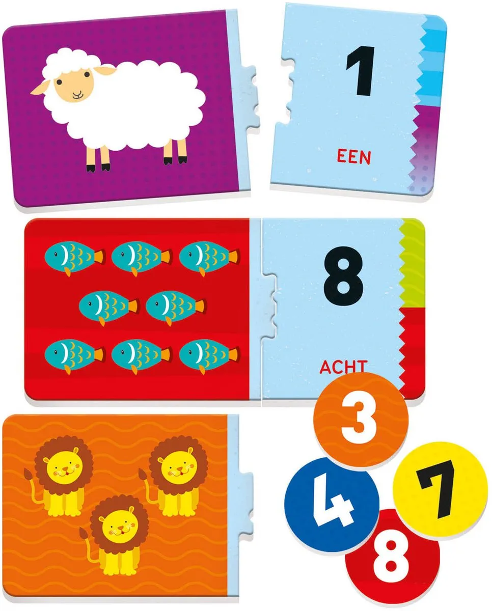 Clementoni Leren Tellen Puzzel 56175 - 20 Stuks