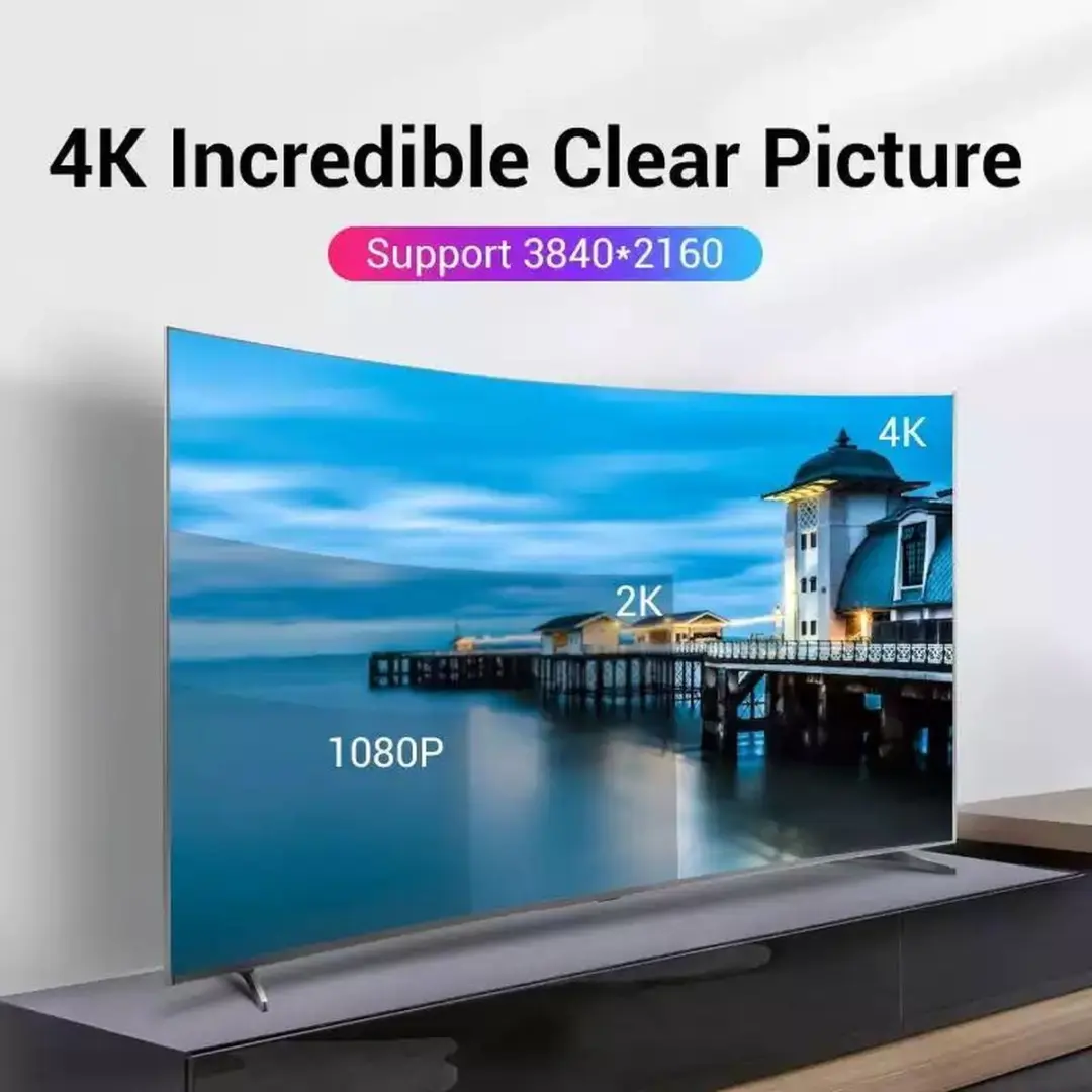 Vention DisplayPort Kabel DP - 4K 3M - Zwart