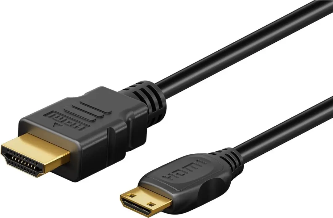 Goobay Mini HDMI HDMI2.1 Kabel 8K 60Hz HDR 1m - Zwart
