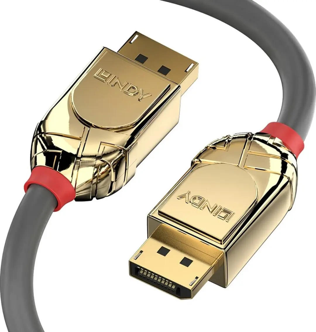 Lindy DisplayPort Kabel 2m - 36292 - Grijs - afbeelding 6 van 6