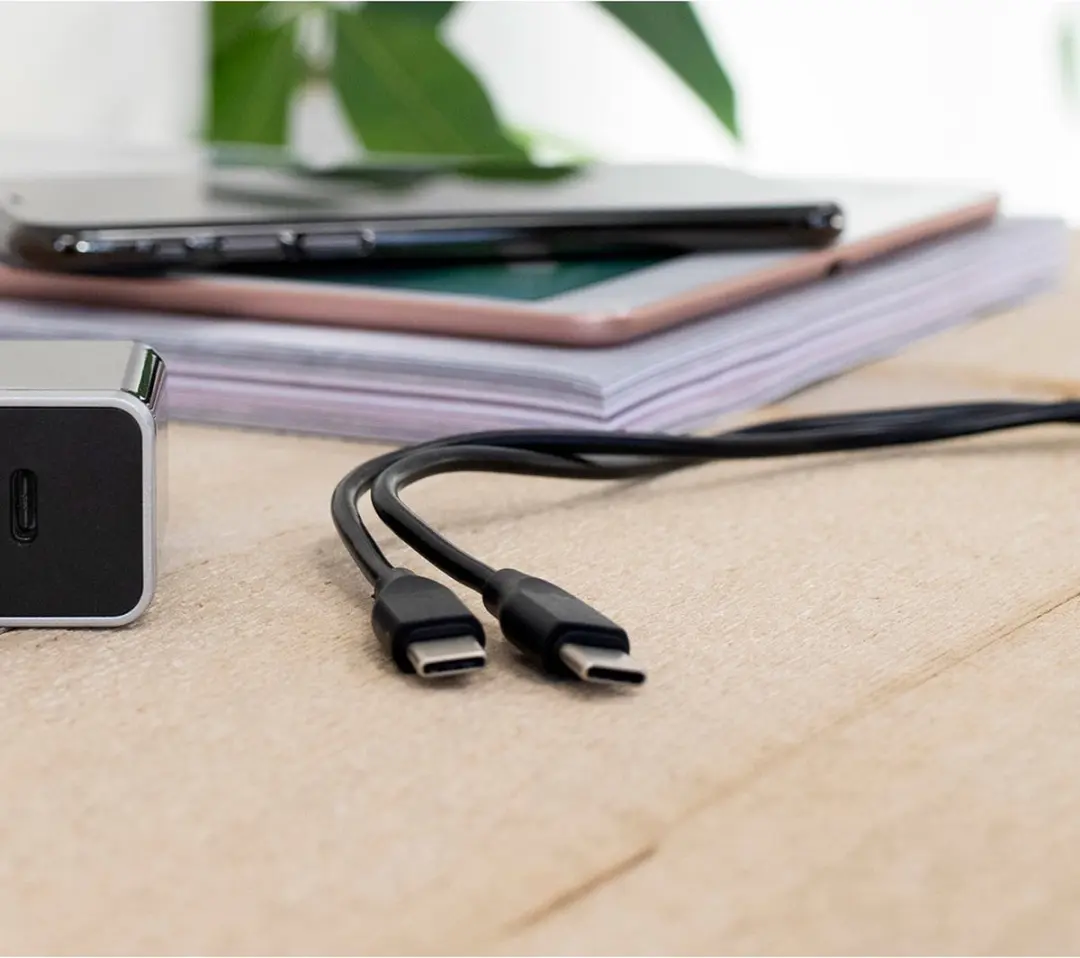 Mobiparts USB-C Kabel 60W 1m - Zwart