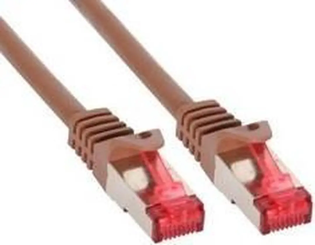 InLine Patchkabel S/FTP Cat.6 20m - Bruin