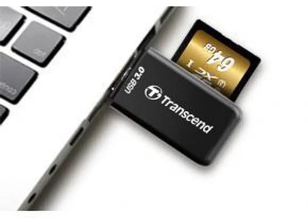 Transcend RDF5K Externe Geheugenkaartlezer USB-A 3.2 Gen 1 - Zwart