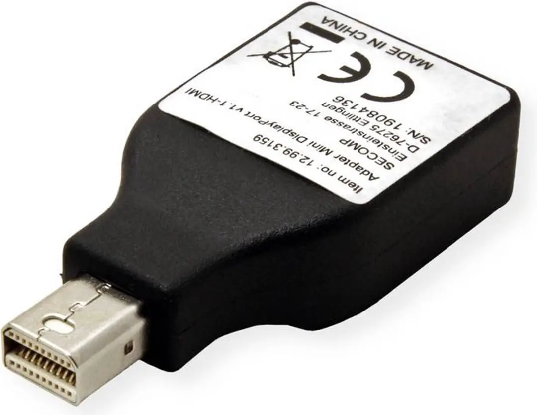 Value Mini DisplayPort naar HDMI Adapter - Zwart