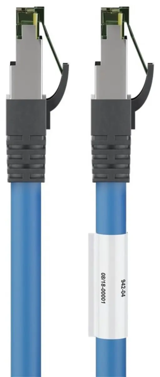 Goobay CAT8.1 S/FTP Netwerkkabel 40Gbps - 0,5m - Blauw