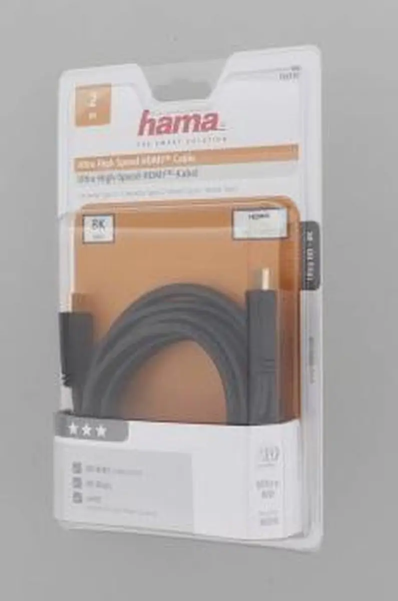Hama 8K HDMI-kabel Verguld 2,0m