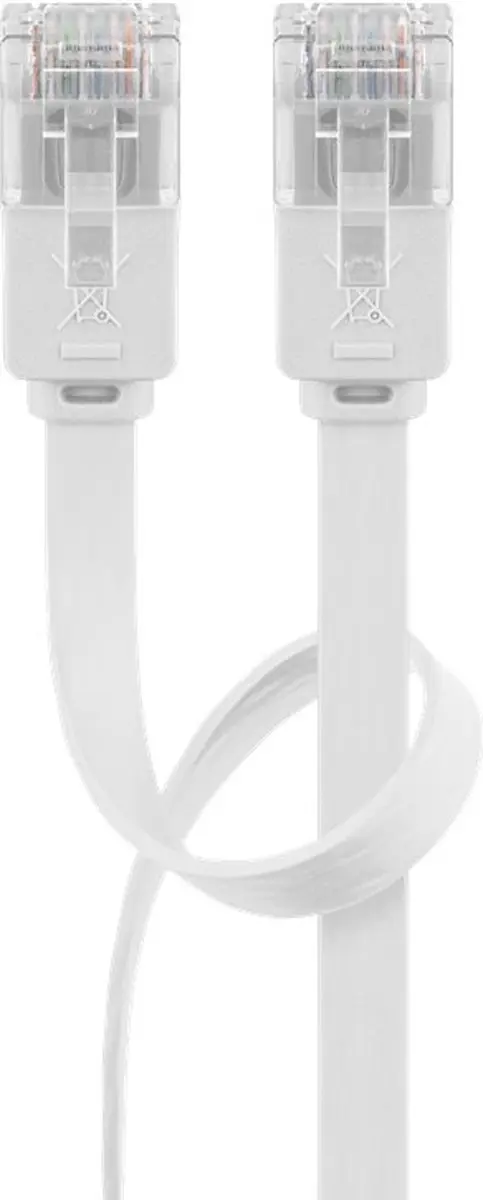 Goobay CAT6 Netwerkkabel RJ45 Wit 7m