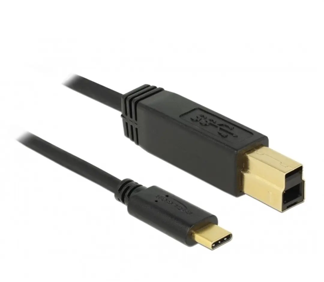 Delock USB-C naar USB-B Kabel 3.1 Gen 2 0,5m