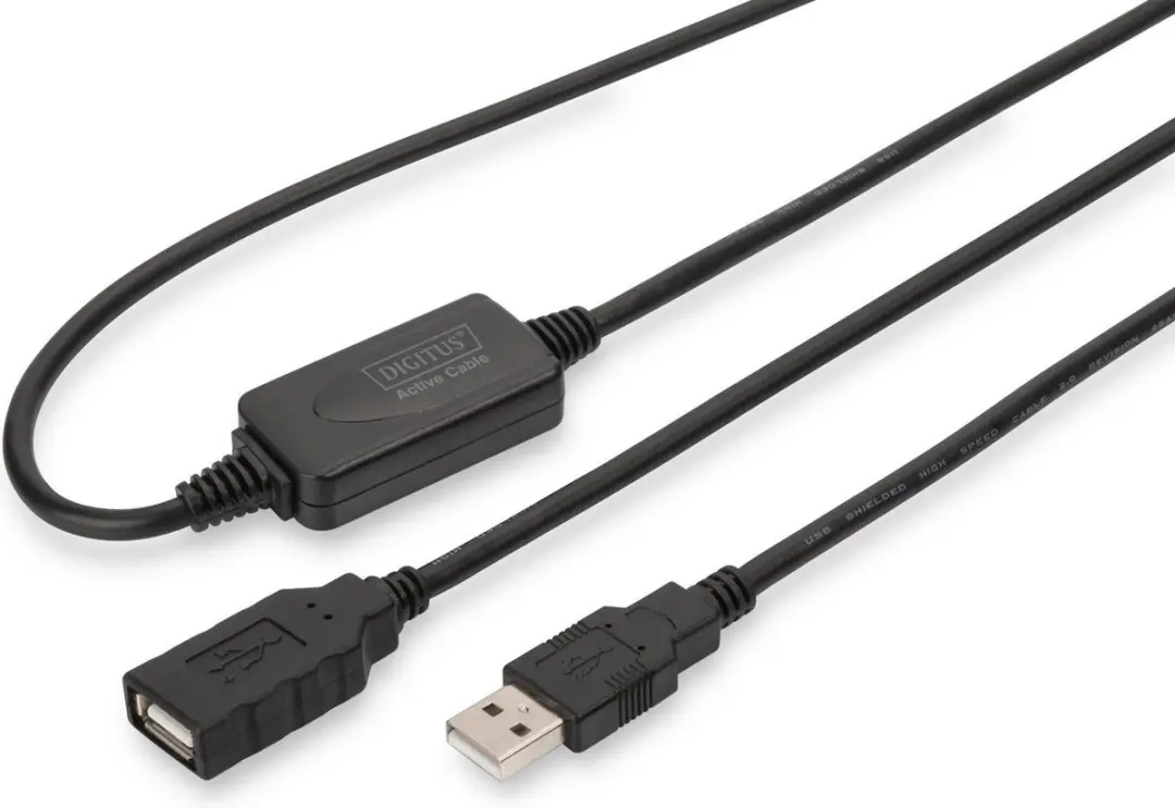 Digitus DA-73100-1 USB 2.0 Actieve Verlengkabel