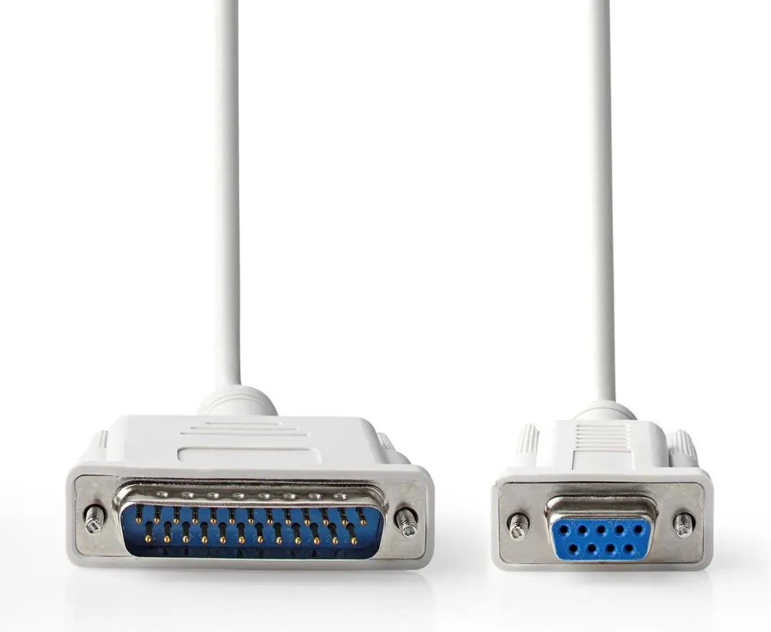 Nedis CCGL52135IV20 Seriële Kabel D-SUB 25M naar 9F