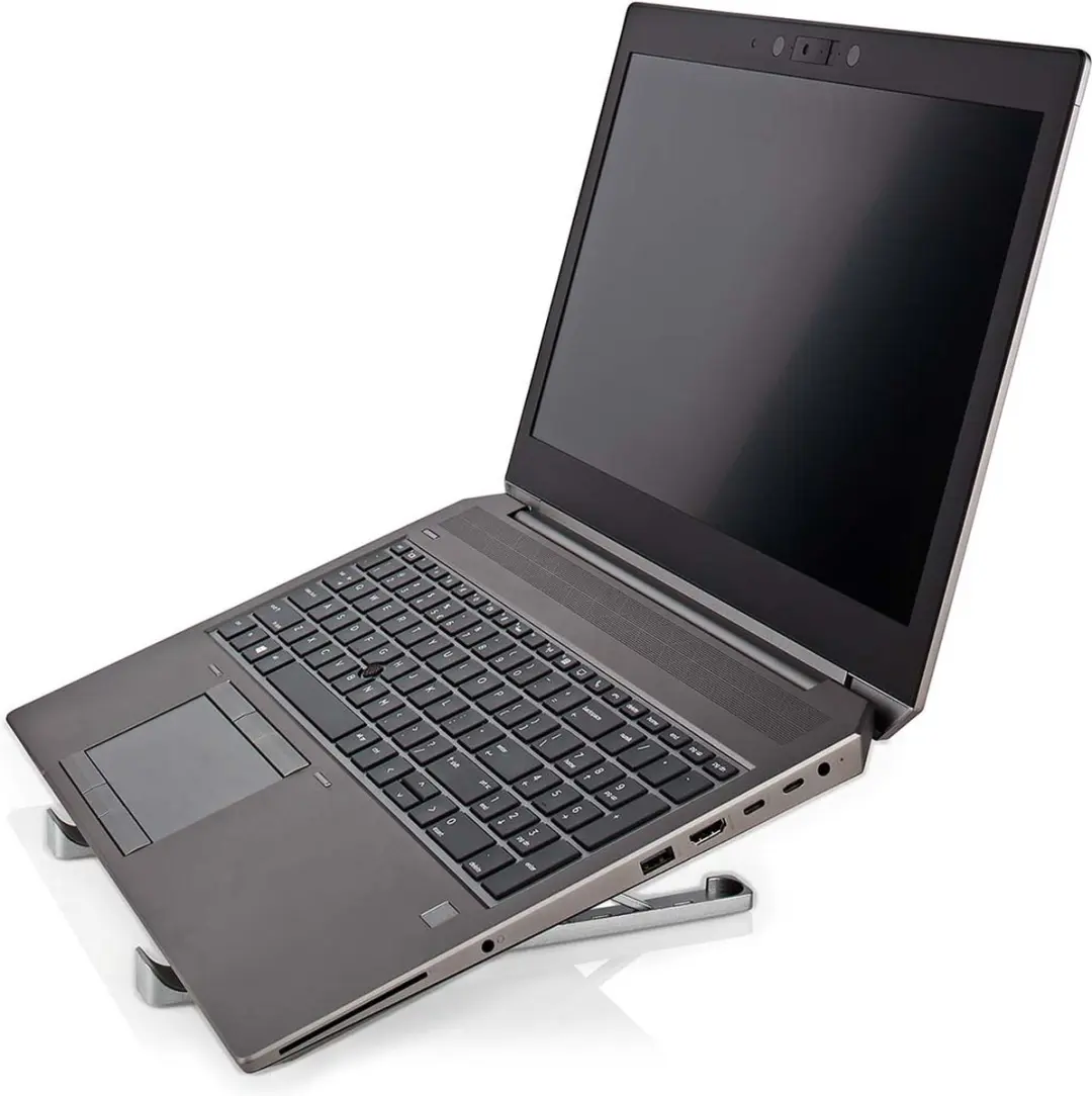 Nedis NBSTND100SI Notebookstandaard 17" - 6 standen - Opvouwbaar - Aluminium