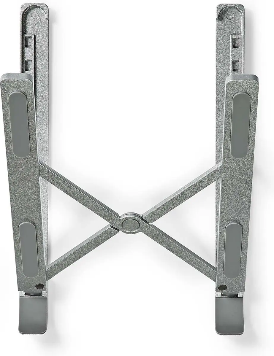 Nedis NBSTND100SI Notebookstandaard 17" - 6 standen - Opvouwbaar - Aluminium