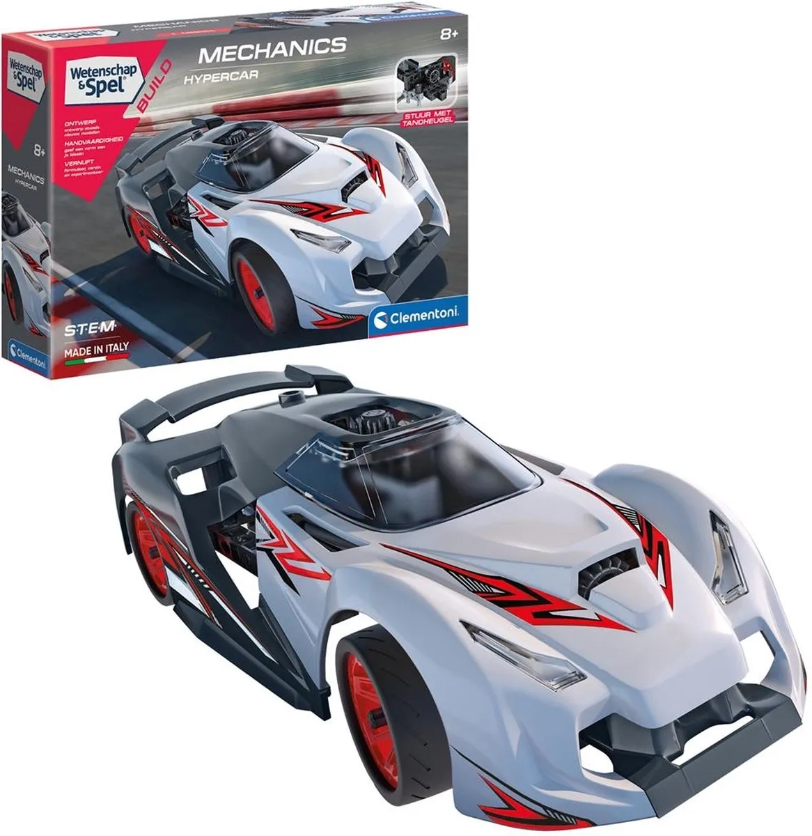 Clementoni Mechanics Hypercar Model Kit