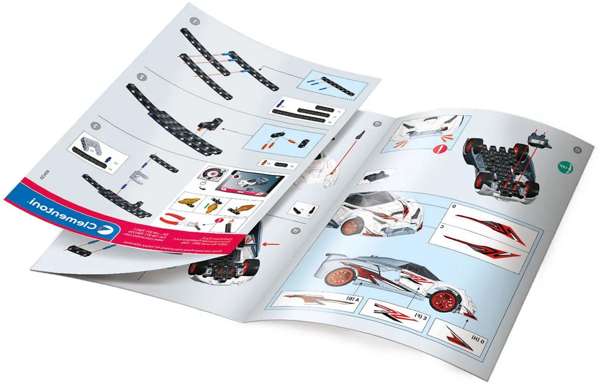 Clementoni Mechanics Hypercar Model Kit - 100 Onderdelen - Racer