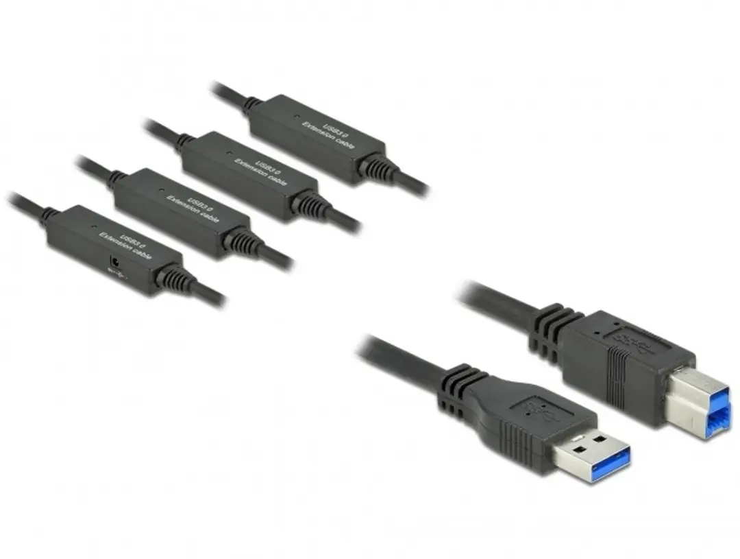 Delock USB-A naar USB-B Kabel 5Gbps 20m