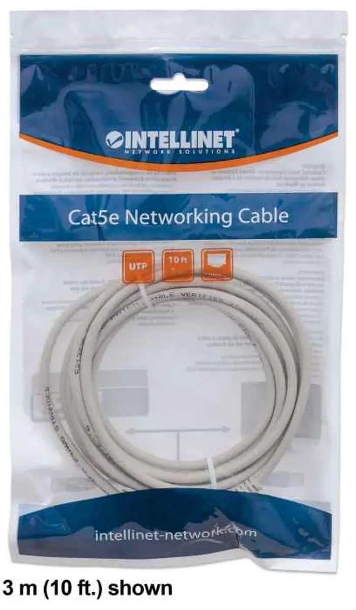 Intellinet 334112 Netwerkkabel RJ45 2m - Grijs