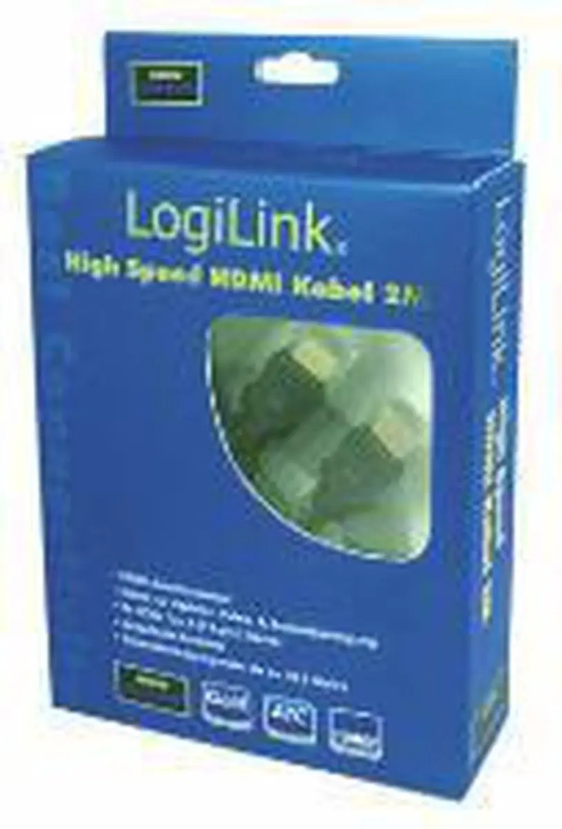 Logilink CH0054 HDMI-kabel 15m - 4K UHD - Zwart