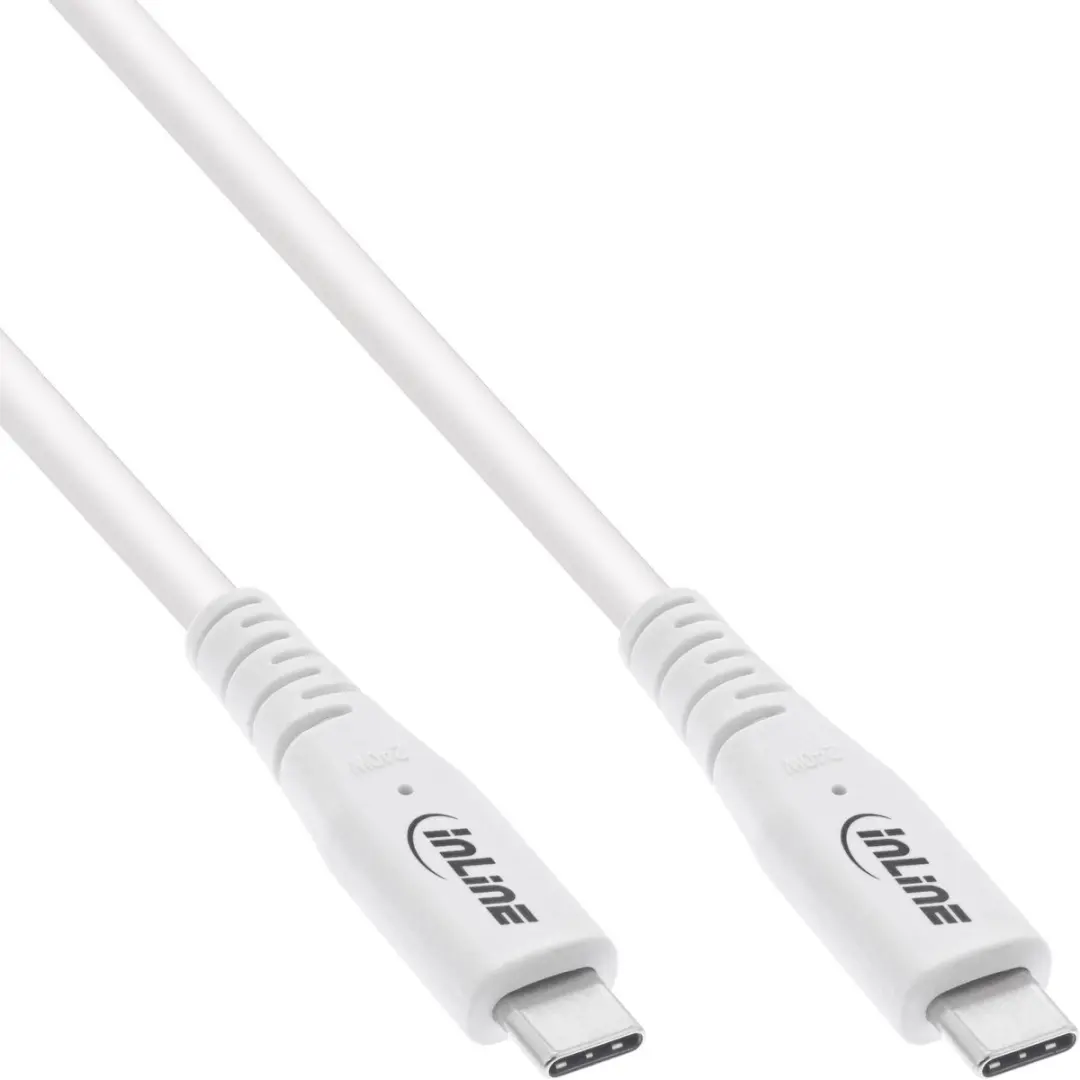 InLine USB-C Kabel - USB4 - 240W PD - 2 meter - Wit
