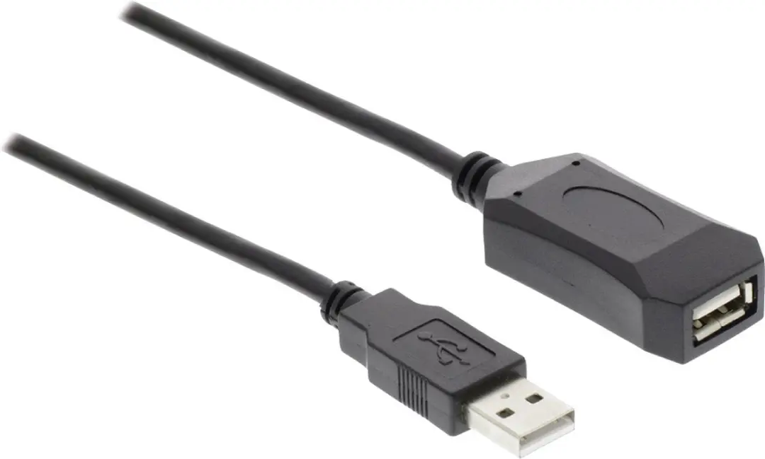 Nedis CCGL60EXTBK200 USB 2.0 Kabel - 20m - Zwart