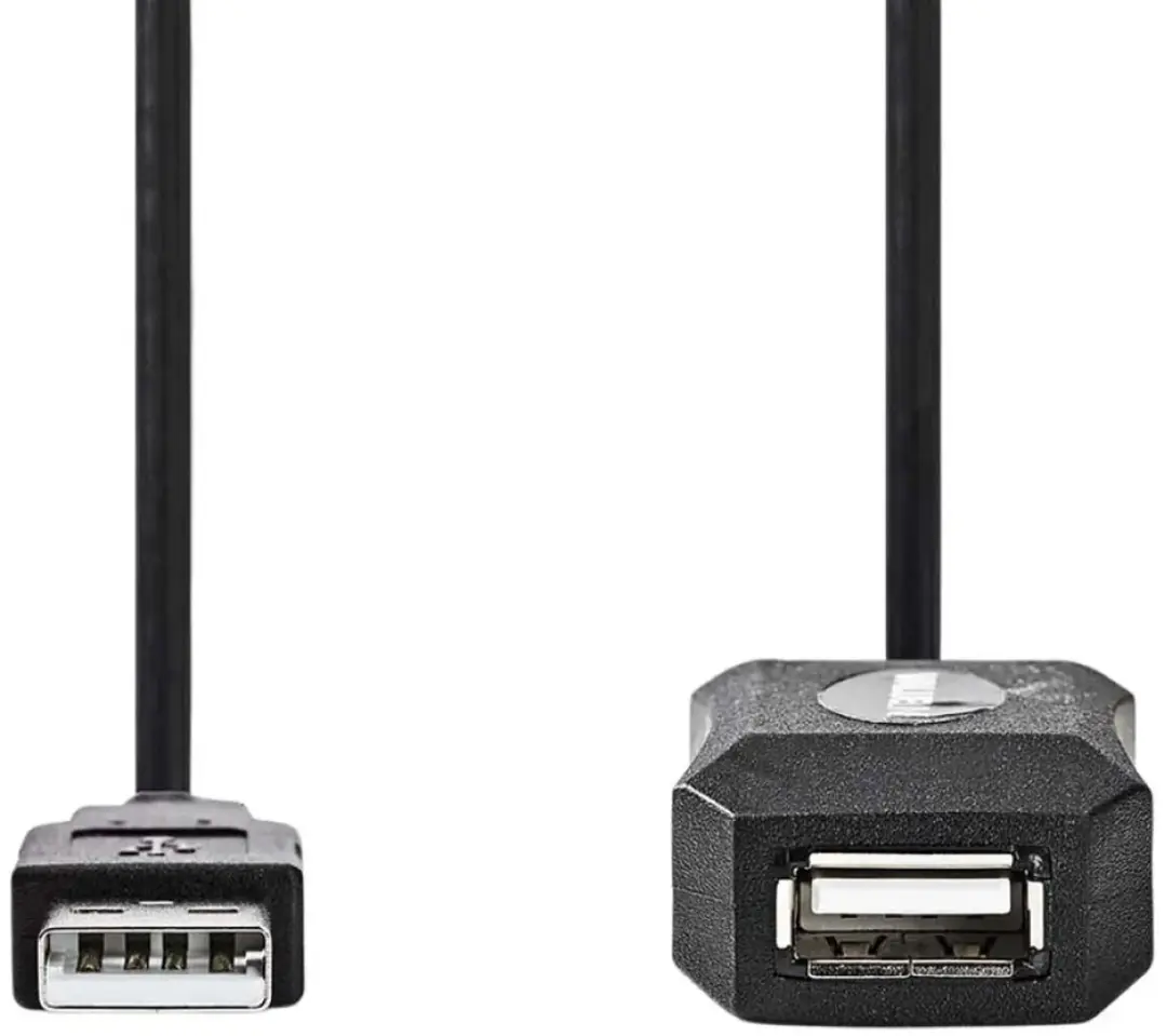 Nedis CCGL60EXTBK200 USB 2.0 Kabel - 20m - Zwart