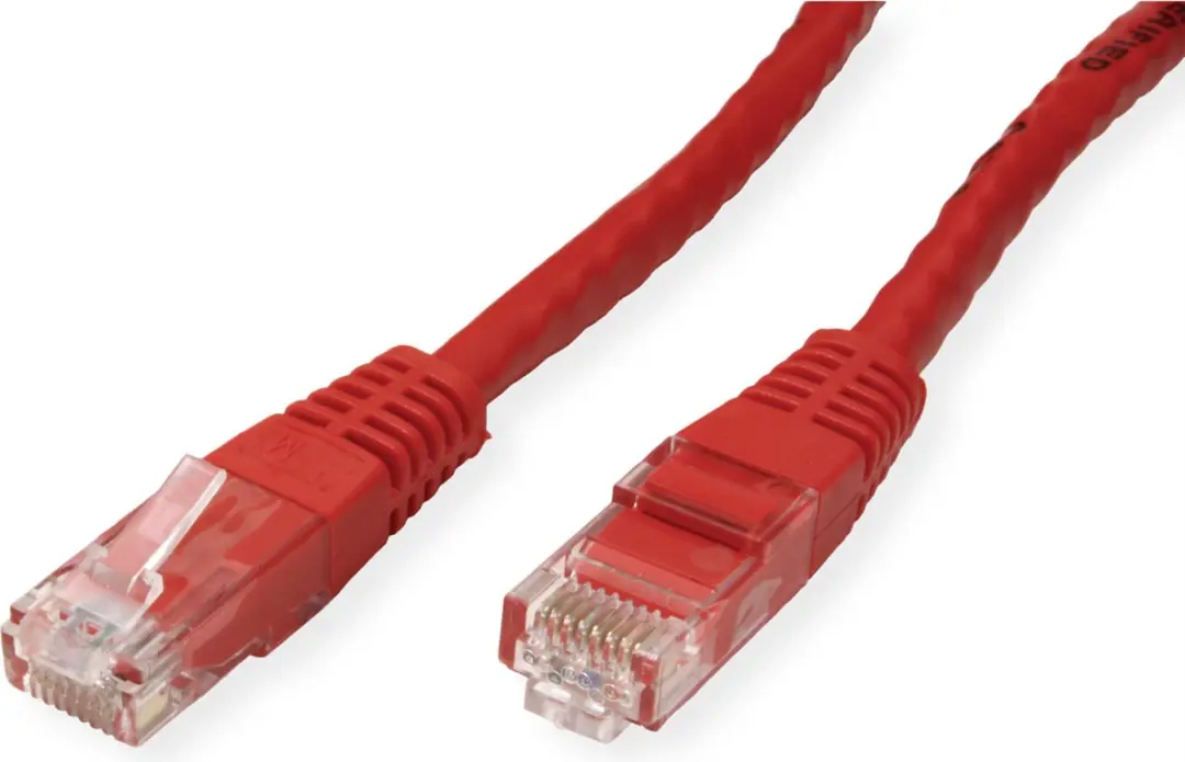 VALUE Patchkabel Cat.6 UTP (Class E), rood, 5 m
