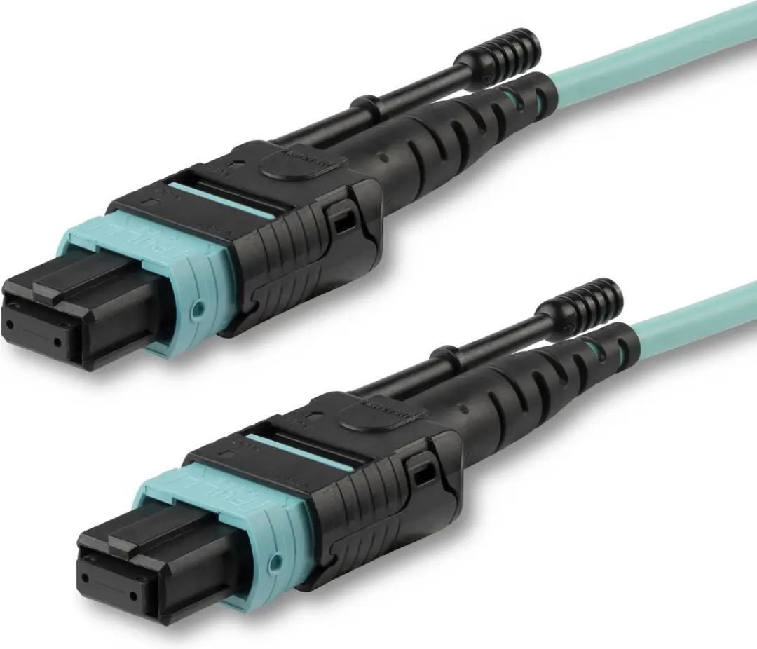 StarTech.com MPO12PL2M InfiniBand en Glasvezelkabel 2 m MPO/MTP Aqua-kleur
