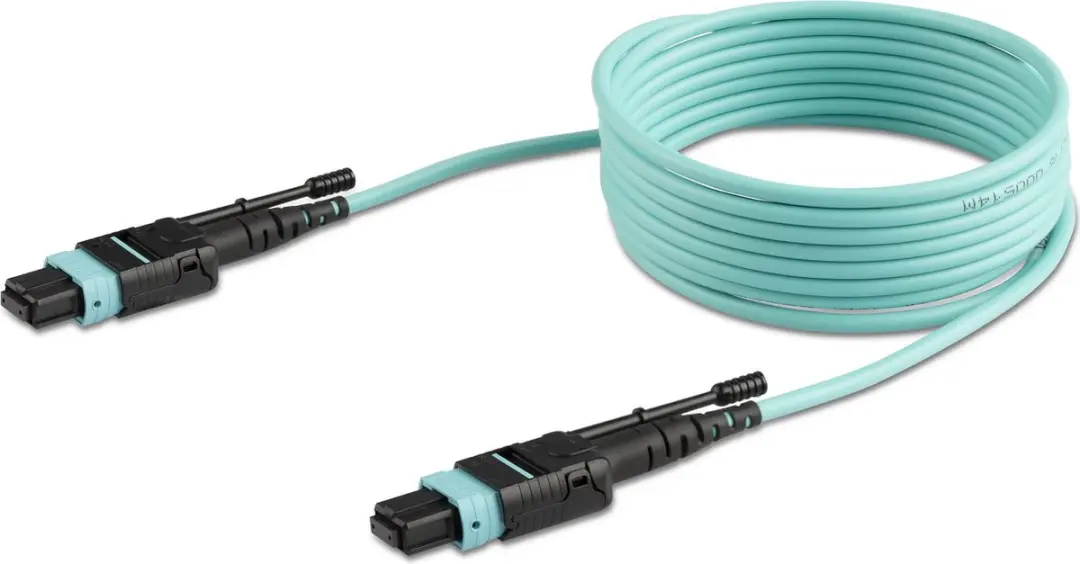 Startech MPO12PL2M Glasvezelkabel 2m - MPO/MTP Aqua