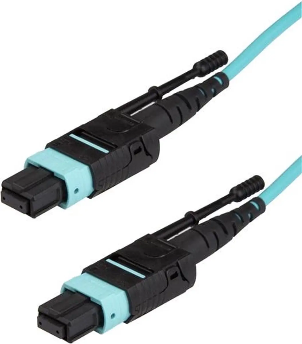 Startech MPO12PL2M Glasvezelkabel 2m - MPO/MTP Aqua - afbeelding 6 van 6