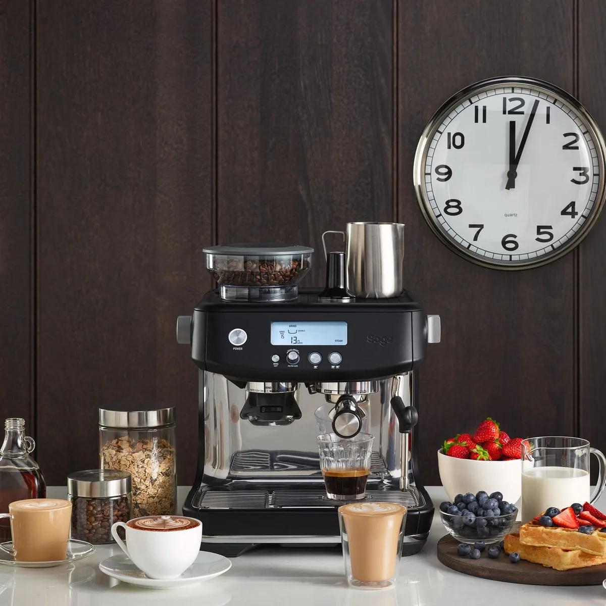Sage the Barista Pro SES878BTR4EEU1 Espressomachine - Zwart