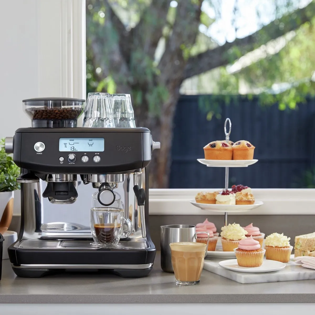 Sage the Barista Pro SES878BTR4EEU1 Espressomachine - Zwart