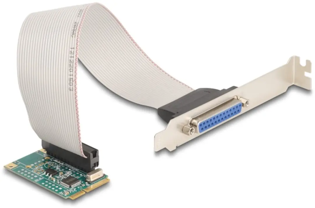 Delock Mini PCIe I/O Parallel 1x - Groen