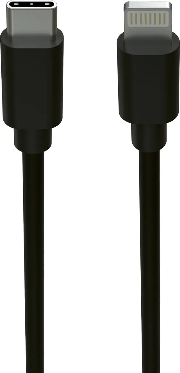 Ansmann Type C/Lightning USB Kabel 200cm - Zwart
