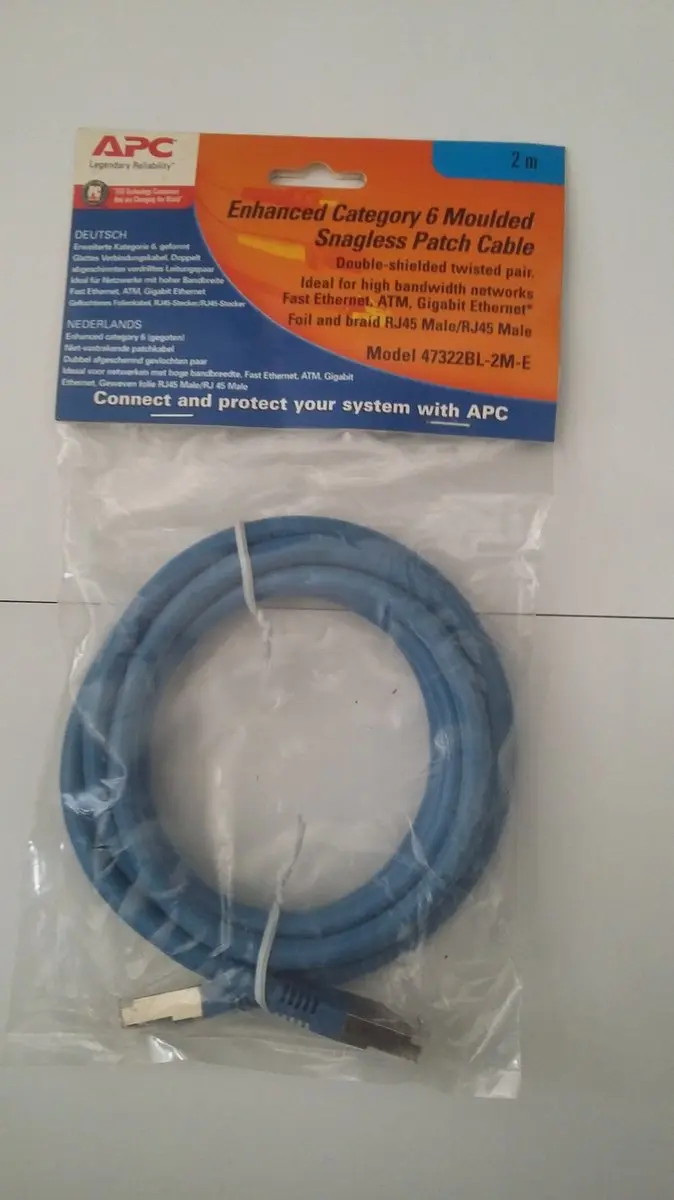 APC Cat 6 Double Shielded Netwerkkabel 2m