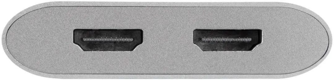 Targus ACA947EU USB-C naar 2x HDMI 4K Adapter - Zilver