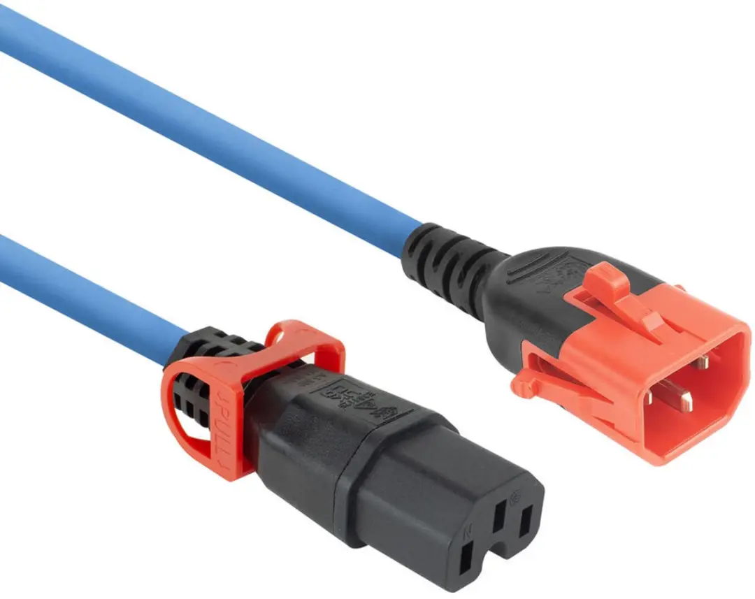ACT PC3870 PL0071 Netsnoer C14-C15 Blauw 1m
