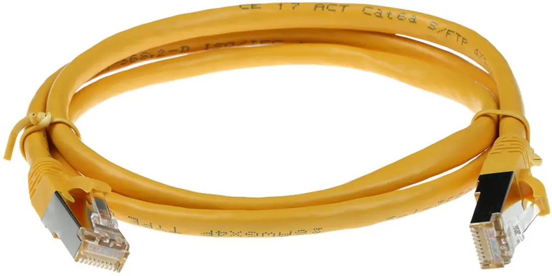 ACT Gele SFTP CAT6A Patchkabel 30m - FB6830