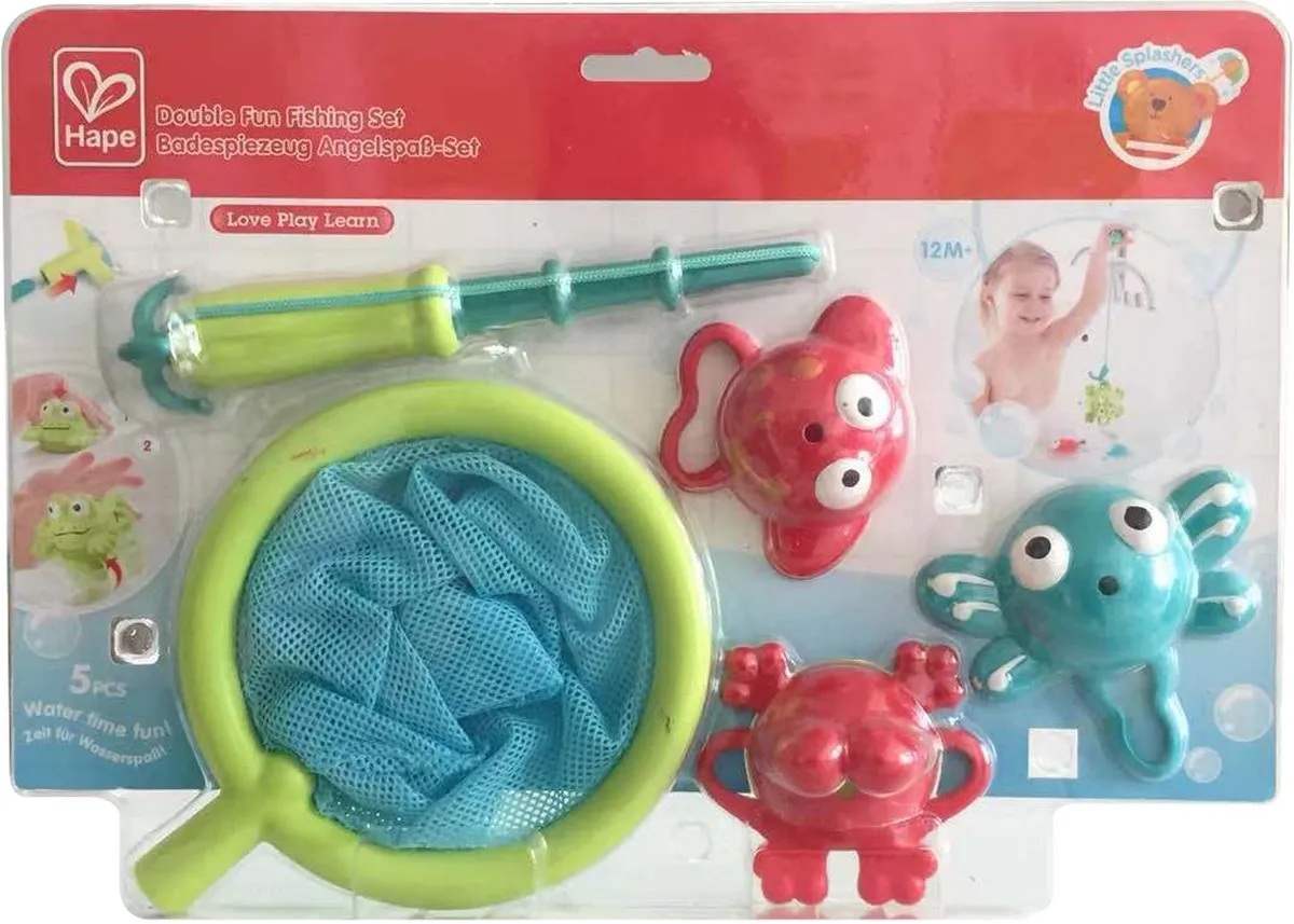 Hape Dubbel Leuke Visset E0214 - Veelkleurig