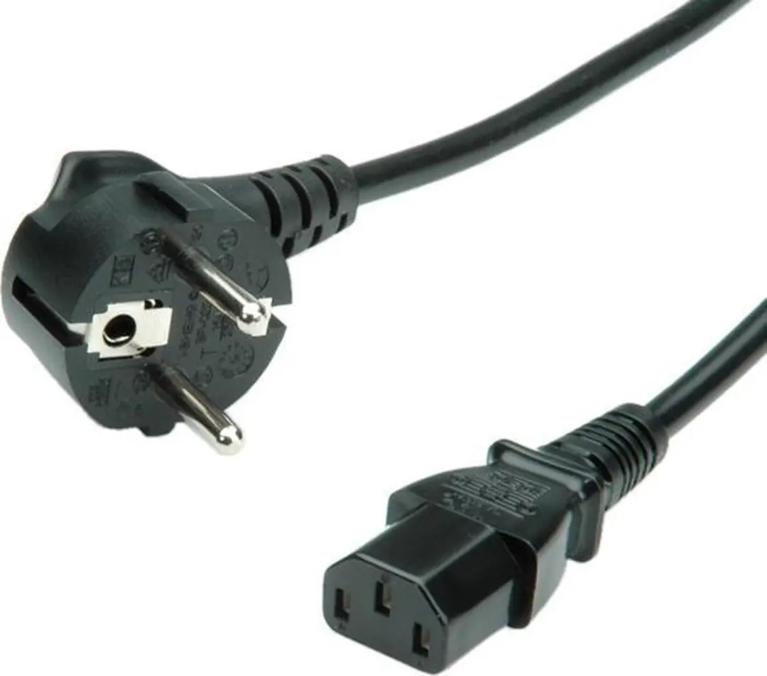 Roline IEC-Female Stroomkabel 3m - Zwart