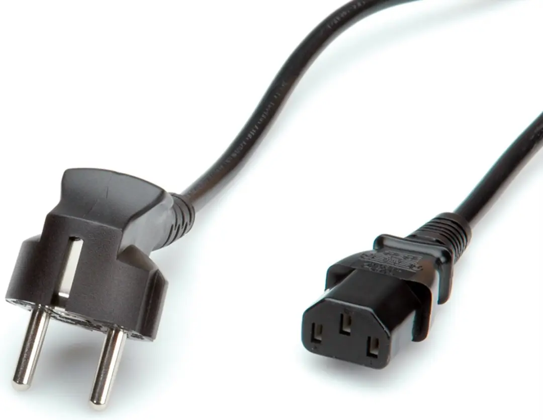 Roline IEC-Female Stroomkabel 3m - Zwart