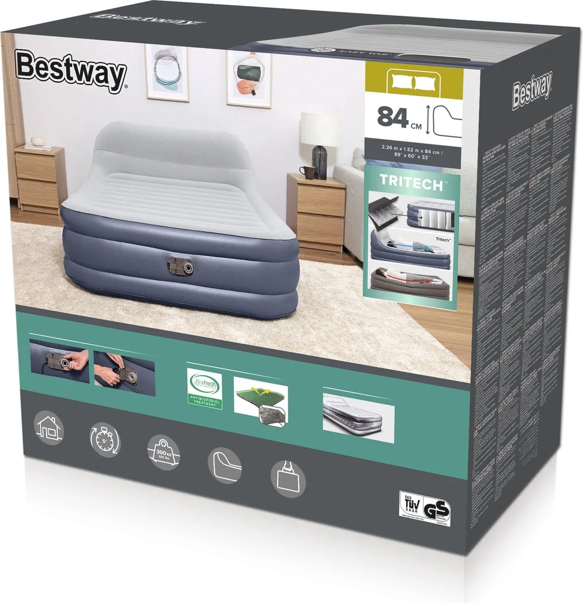 Bestway Tritech Sleekflow Luchtbed 84cm